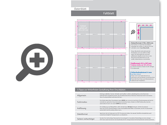 Product Bild faltblatt__gefalzt_auf_10_5_cm_x_29_7_cm__vertikaler_wickelfalz__8-seitig