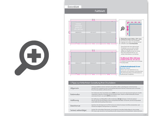 Product Bild faltblatt__gefalzt_auf_15_0_cm_x_26_5_cm__vertikaler_zickzackfalz__6-seitig